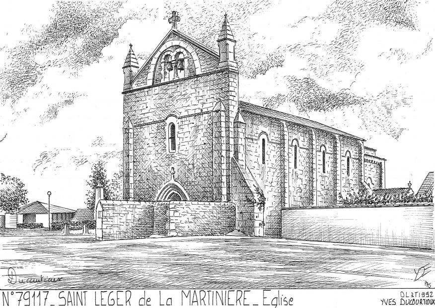 N 79117 - ST LEGER DE LA MARTINIERE - église